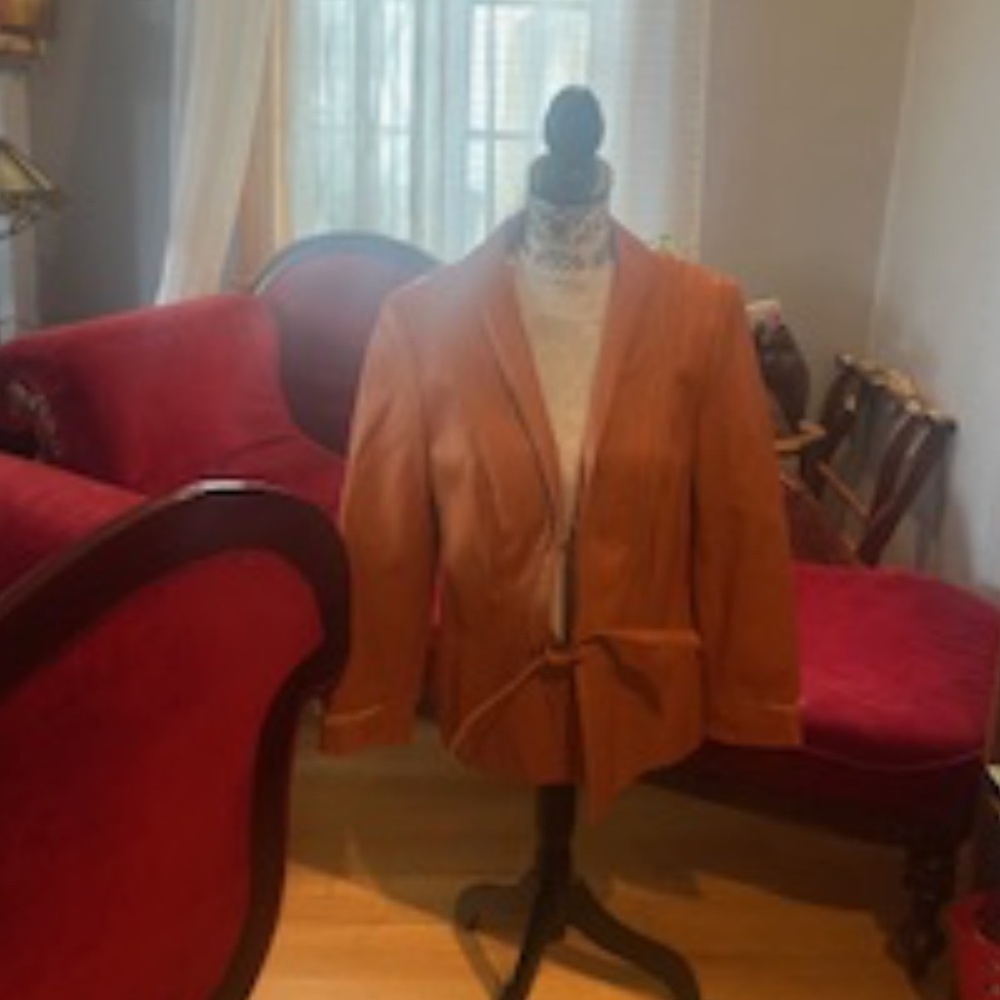 Escada Lambskin Jacket, Size 44